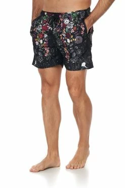 ELASTIC WAIST BOARDSHORT TO THE GYPSY -clothing shop 00006332 CAMILLA ELASTIC WAIST BOARDSHORT TO THE GYPSY 4