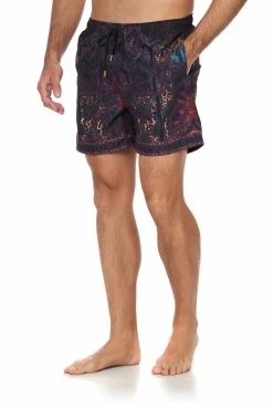 ELASTIC WAIST BOARDSHORT THE SMOKING LOUNGE -clothing shop 00006334 CAMILLA ELASTIC WAIST BOARDSHORT THE SMOKING LOUNGE 4