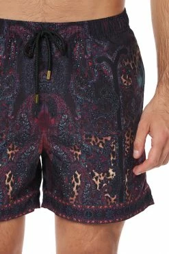 ELASTIC WAIST BOARDSHORT THE SMOKING LOUNGE -clothing shop 00006334 CAMILLA ELASTIC WAIST BOARDSHORT THE SMOKING LOUNGE 5