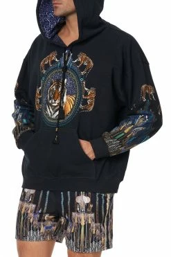 OVERSIZED RELAXED FIT HOODIE DRIPPING IN DECO -clothing shop 00014024 CAMILLA OVERSIZED RELAXED FIT HOODIE DRIPPING IN DECO 5