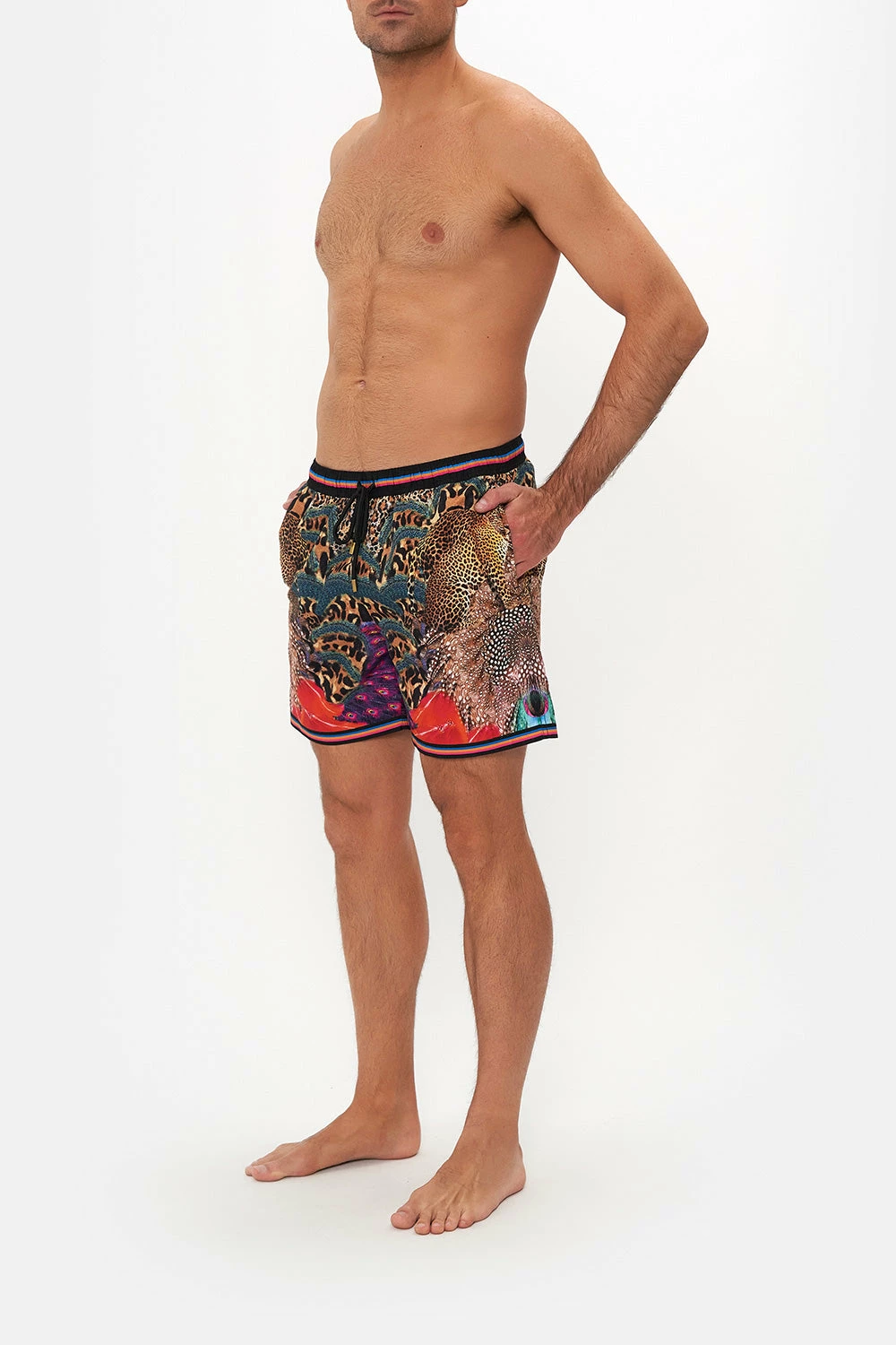ELASTIC WAIST BOARDSHORT XANADU RISING 3 ELASTIC WAIST BOARDSHORT XANADU RISING - Image 3
