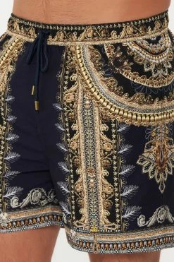 ELASTIC WAIST BOARDSHORT ITS ALL OVER TORERO 9 ELASTIC WAIST BOARDSHORT ITS ALL OVER TORERO -clothing shop 00014590 CAMILLA ELASTIC WAIST BOARDSHORT ITS ALL OVER TORERO 5