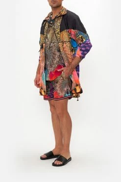 ZIP THROUGH PARKA JACKET XANADU RISING -clothing shop 00015025 CAMILLA MEN S LONG PARKA JACKET XANADU RISING 2