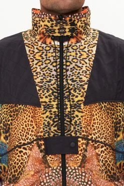 ZIP THROUGH PARKA JACKET XANADU RISING -clothing shop 00015025 CAMILLA MEN S LONG PARKA JACKET XANADU RISING 5