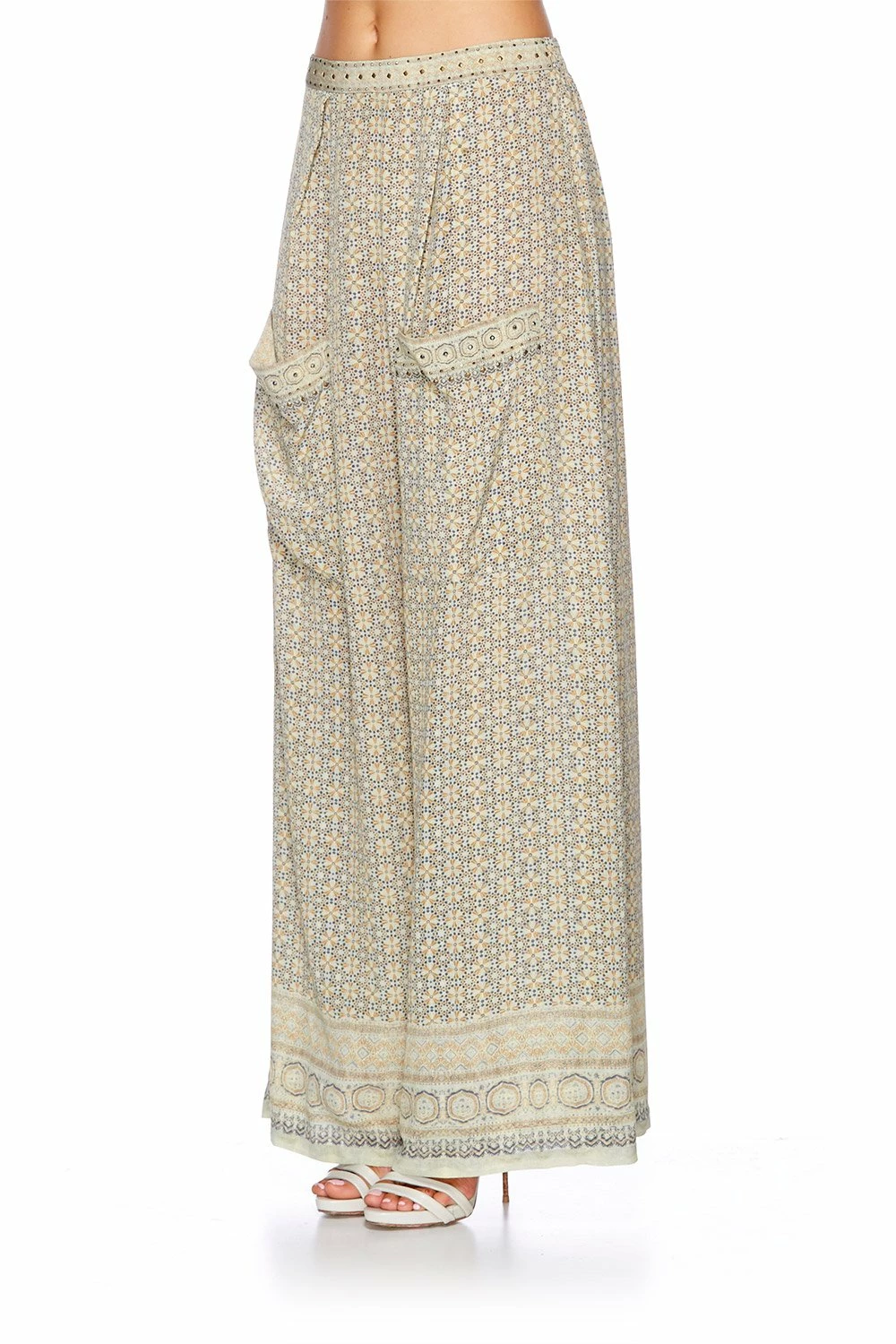 WIDE LEG TROUSER THREADED UNION 5 WIDE LEG TROUSER THREADED UNION - Image 5