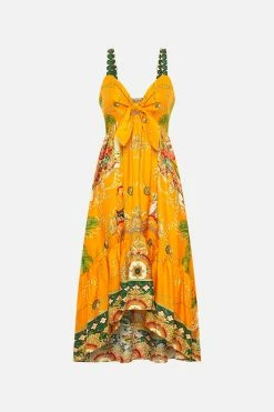 TIE FRONT HIGH LOW DRESS DANCING WITH THE BULLS -clothing shop 2023.04.19CAMILLAGM 1352