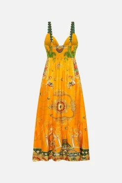 TIE FRONT HIGH LOW DRESS DANCING WITH THE BULLS -clothing shop 2023.04.19CAMILLAGM 1355