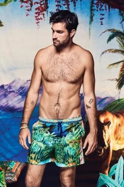 MENS ELASTIC WAIST BOARDSHORT BENNYS BLESSING