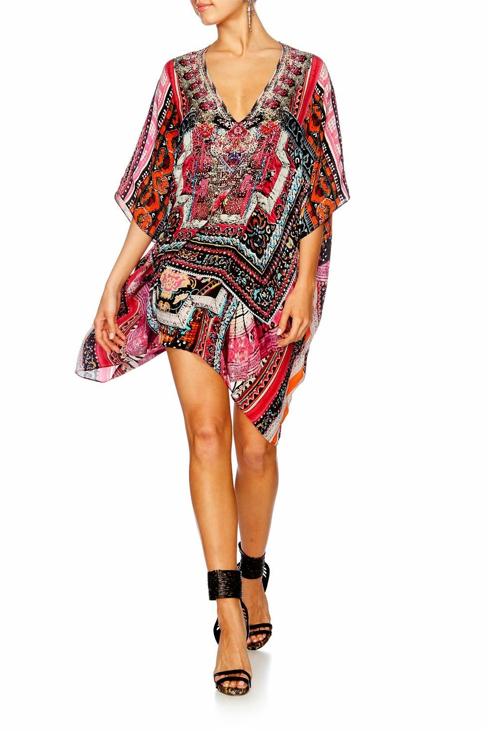 V-NECK KAFTAN STRAIGHT AND NARROW 3 V-NECK KAFTAN STRAIGHT AND NARROW - Image 3