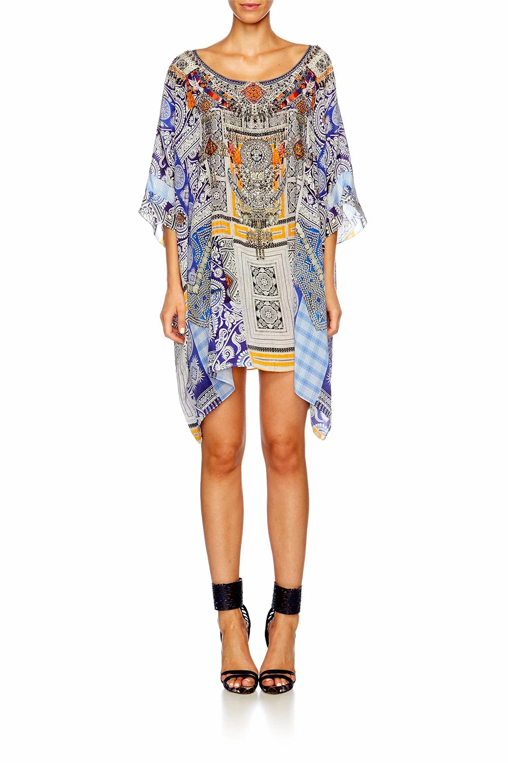 SHORT ROUND NECK KAFTAN DRESS UP BOX 2 SHORT ROUND NECK KAFTAN DRESS UP BOX - Image 2