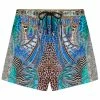 ELASTIC WAIST BOARDSHORT ANIMAL ARMY