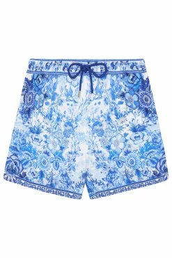 ELASTIC WAIST BOARDSHORT HIGH TEA