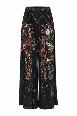 WIDE LEG TROUSER WITH FRONT POCKETS TO THE GYPSY -clothing shop CAMILLA 00008382 WIDE LEG TROUSER WITH FRONT POCKETS TO THE GYPSY GHOST