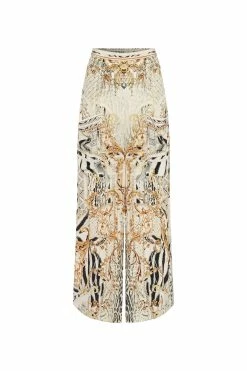 WIDE LEG TROUSER WITH FRONT POCKETS GATES OF GLORY 8 WIDE LEG TROUSER WITH FRONT POCKETS GATES OF GLORY -clothing shop CAMILLA 00010186 GATES OF GLORY WIDE LEG TROUSER WITH FRONT POCKETS GHOST