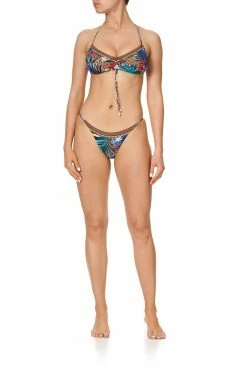 DIP FRONT SKINNY SIDE PANT RAINBOW ROOM -clothing shop CAMILLA 00010347 RAINBOW ROOM SIDE GATHER TRI TOP 2