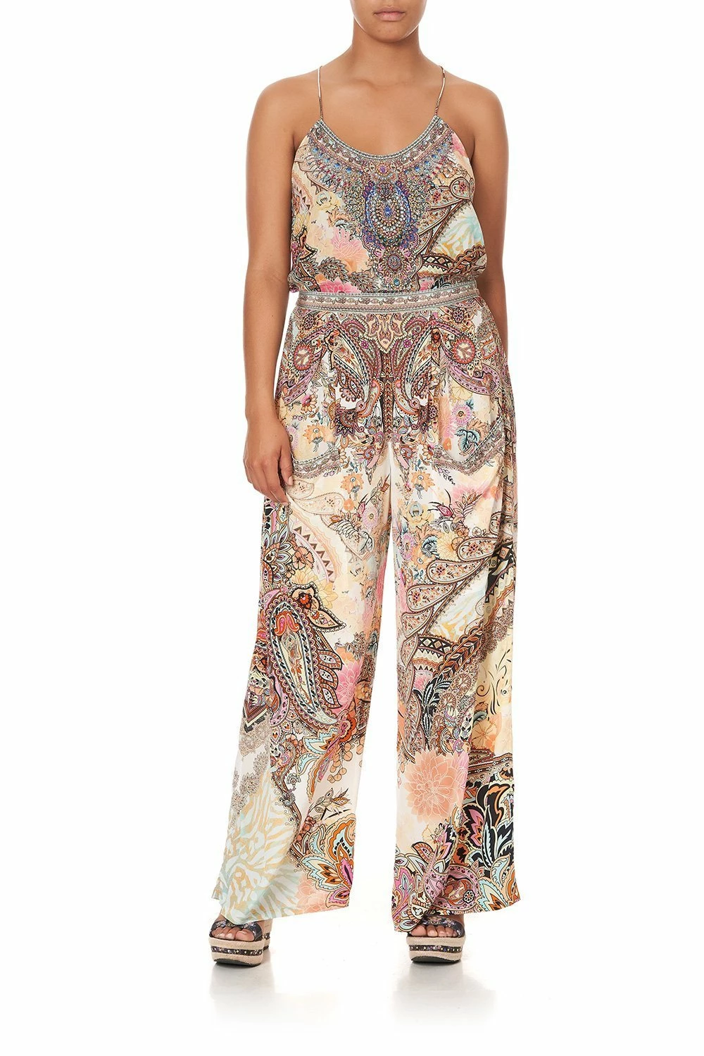 WIDE LEG TROUSER WITH FRONT POCKETS CARNABY DISCO 1 WIDE LEG TROUSER WITH FRONT POCKETS CARNABY DISCO