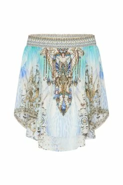 OFF SHOULDER SHIRRED BLOUSE GATSBYS GIRL -clothing shop CAMILLA 00011317 OFF SHOULDER SHIRRED BLOUSE GATSBYS GIRL 1