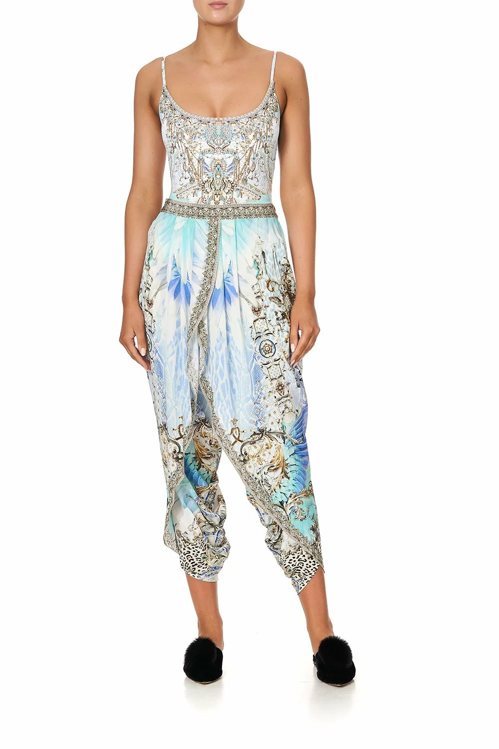 GATHERED WRAP FRONT TROUSER GATSBYS GIRL 1 GATHERED WRAP FRONT TROUSER GATSBYS GIRL