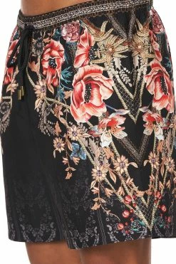 ELASTIC WAIST BOARDSHORT BELLE OF THE BAROQUE -clothing shop CAMILLA 00011725 ELASTIC WAIST BOARDSHORT BELLE OF THE BAROQUE 4