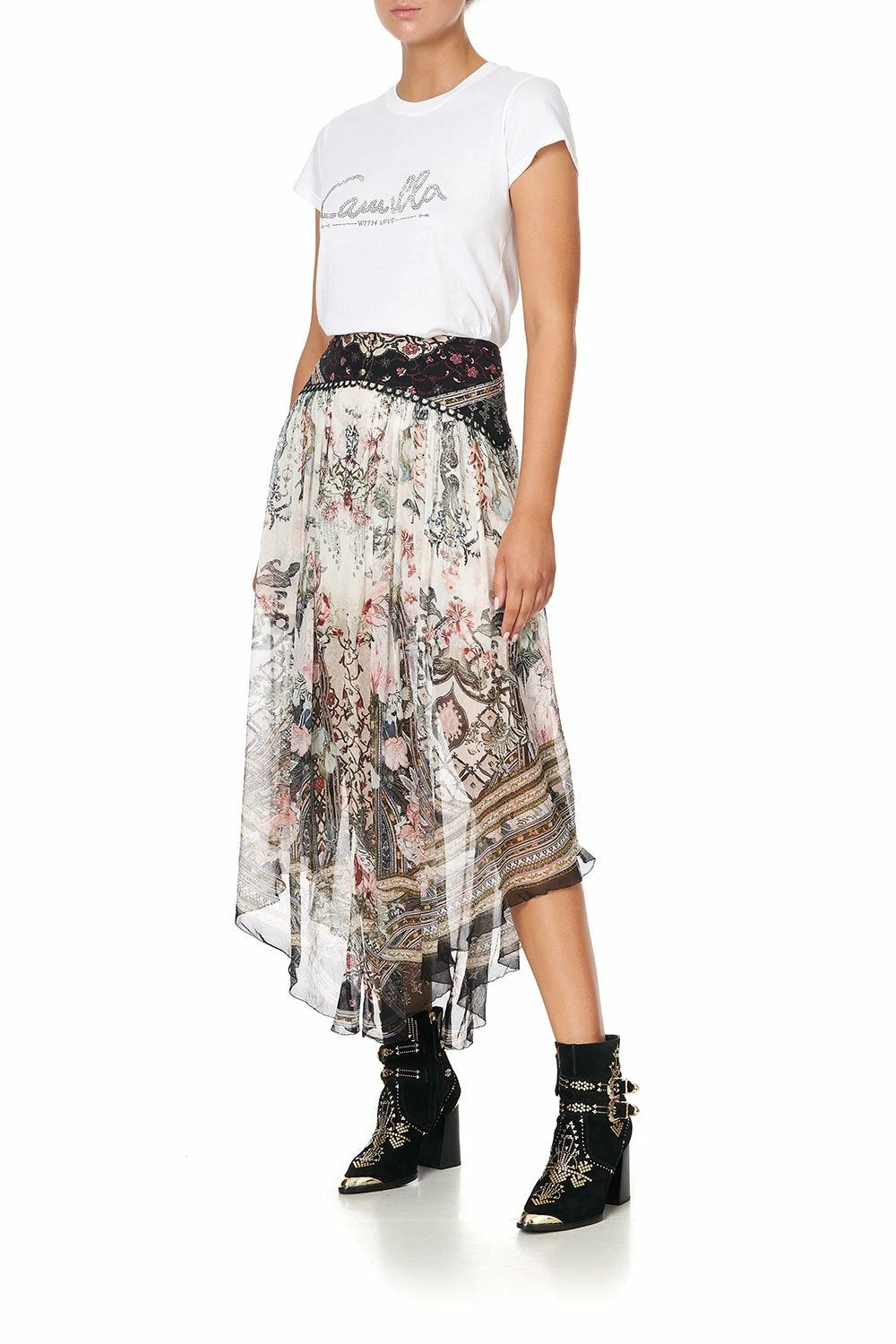 SHAPED WAIST SKIRT ROMANCE IS BORN 4 SHAPED WAIST SKIRT ROMANCE IS BORN - Image 4