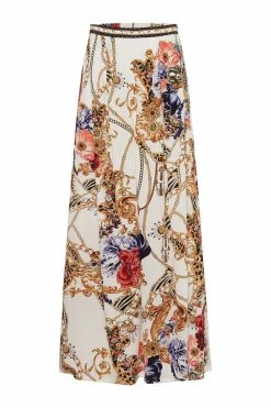 TUCK FRONT PANT REIGN SUPREME -clothing shop CAMILLA 00012613 WIDE LEG TROUSER REIGN SUPREME GHOST