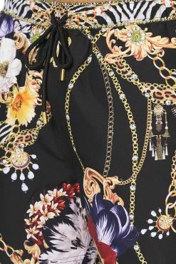 ELASTIC WAIST BOARDSHORT A NIGHT IN THE 90S -clothing shop CAMILLA 00013573 ELASTIC WAIST BOARDSHORT A NIGHT IN THE 90S 4