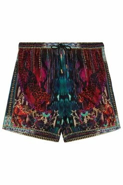 ELASTIC WAIST BOARDSHORT ROCKET WOMAN 8 ELASTIC WAIST BOARDSHORT ROCKET WOMAN -clothing shop CAMILLA 00013582 ELASTIC WAIST BOARDSHORT ROCKET WOMAN FLATLAY 1