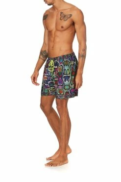 ELASTIC WAIST BOARDSHORT COMING DOWN FROM COSMOS -clothing shop CAMILLA 00013583 ELASTIC WAIST BOARDSHORT COMING DOWN FROM COSMOS 2