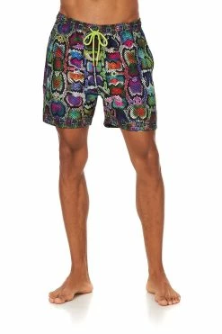ELASTIC WAIST BOARDSHORT COMING DOWN FROM COSMOS -clothing shop CAMILLA 00013583 ELASTIC WAIST BOARDSHORT COMING DOWN FROM COSMOS 4