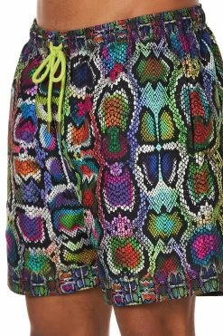 ELASTIC WAIST BOARDSHORT COMING DOWN FROM COSMOS -clothing shop CAMILLA 00013583 ELASTIC WAIST BOARDSHORT COMING DOWN FROM COSMOS 5