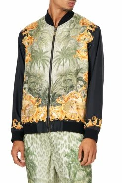 ZIP THROUGH BOMBER JACKET PALAZZO OF PALMS -clothing shop CAMILLA 00013613 ZIP THROUGH BOMBER JACKET PALAZZO OF PALMS 4