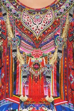 LOOSE FIT ROUND NECK TEE KALEIDOSCOPE KEEPSAKE -clothing shop CAMILLA 00014098 LOOSE FIT ROUND NECK TEE KAILIS KALEIDOSCOPE 5