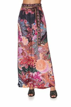 PAPERBAG WAIST WIDE LEG PANT SWINGING SIXTIES -clothing shop CAMILLA 00014141 PAPERWAIST WIDE LEG PANT SWINGING SIXTIES 4