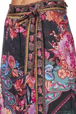 PAPERBAG WAIST WIDE LEG PANT SWINGING SIXTIES -clothing shop CAMILLA 00014141 PAPERWAIST WIDE LEG PANT SWINGING SIXTIES 6