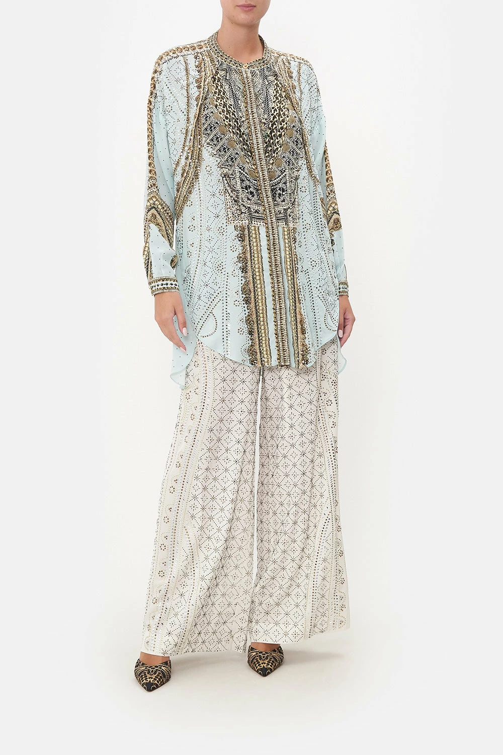 SHIRT WITH SIDE BUTTONS LUXE ESPIRITU 1 SHIRT WITH SIDE BUTTONS LUXE ESPIRITU