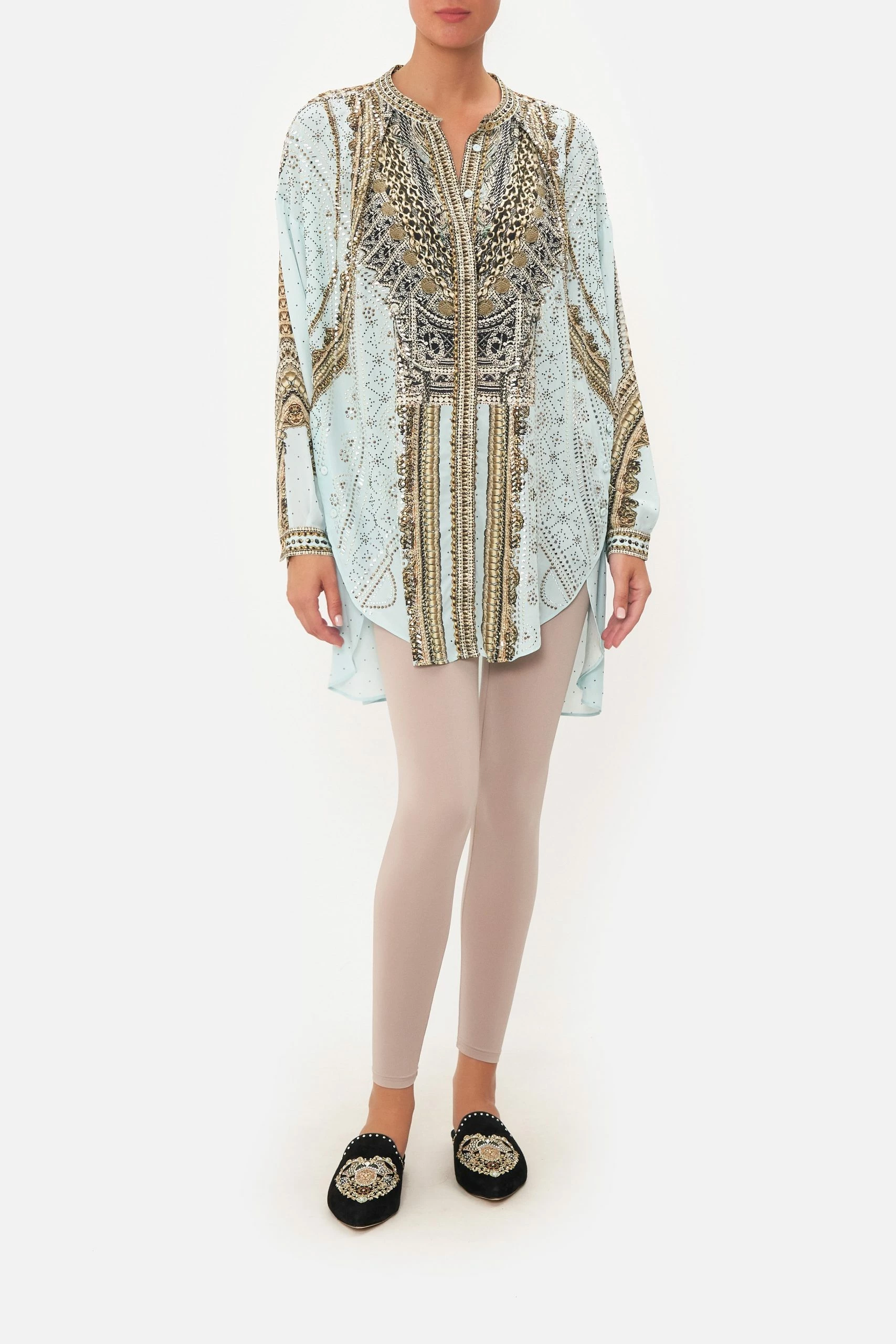 SHIRT WITH SIDE BUTTONS LUXE ESPIRITU 7 SHIRT WITH SIDE BUTTONS LUXE ESPIRITU - Image 7