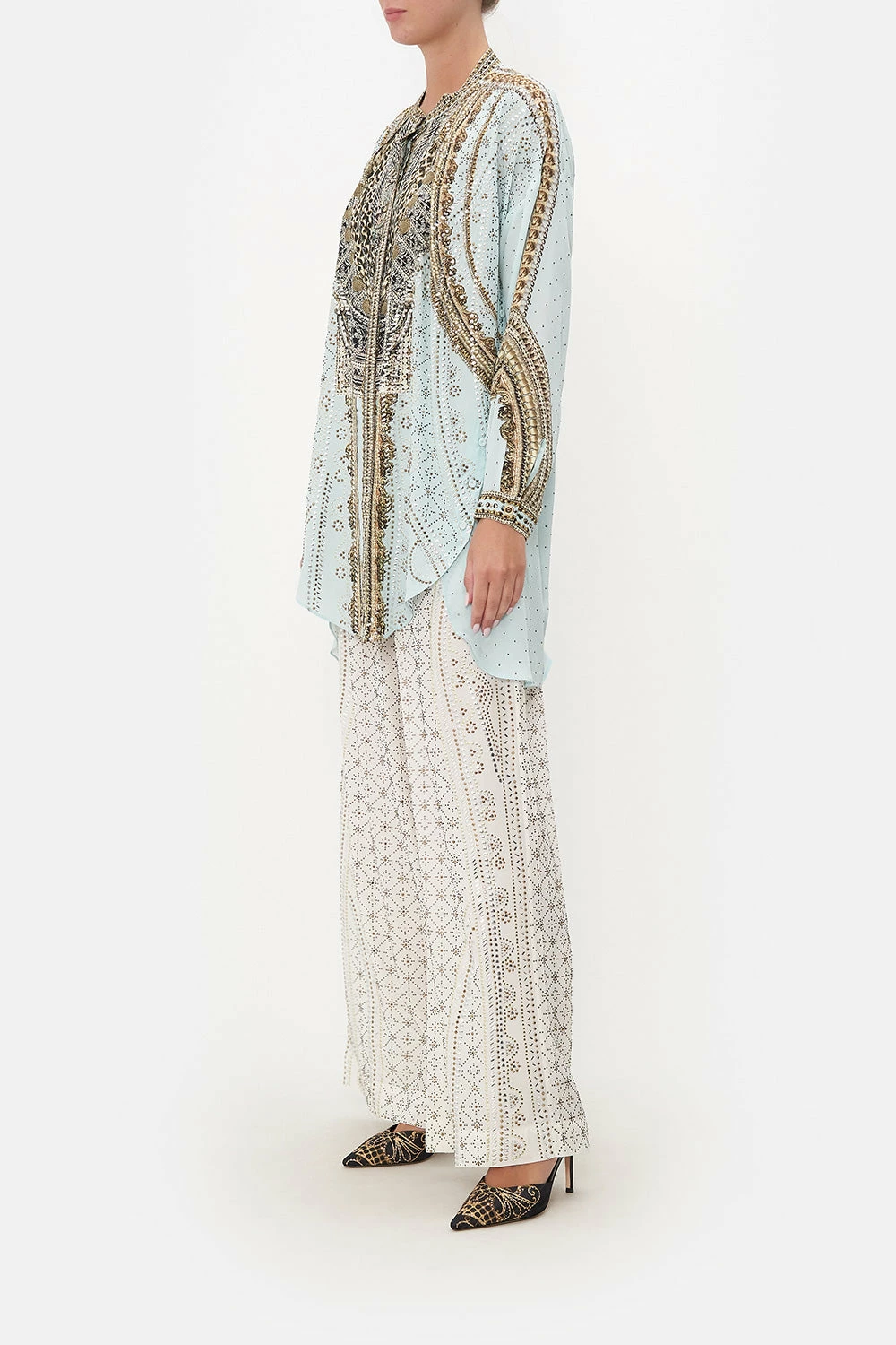 SHIRT WITH SIDE BUTTONS LUXE ESPIRITU 4 SHIRT WITH SIDE BUTTONS LUXE ESPIRITU - Image 4