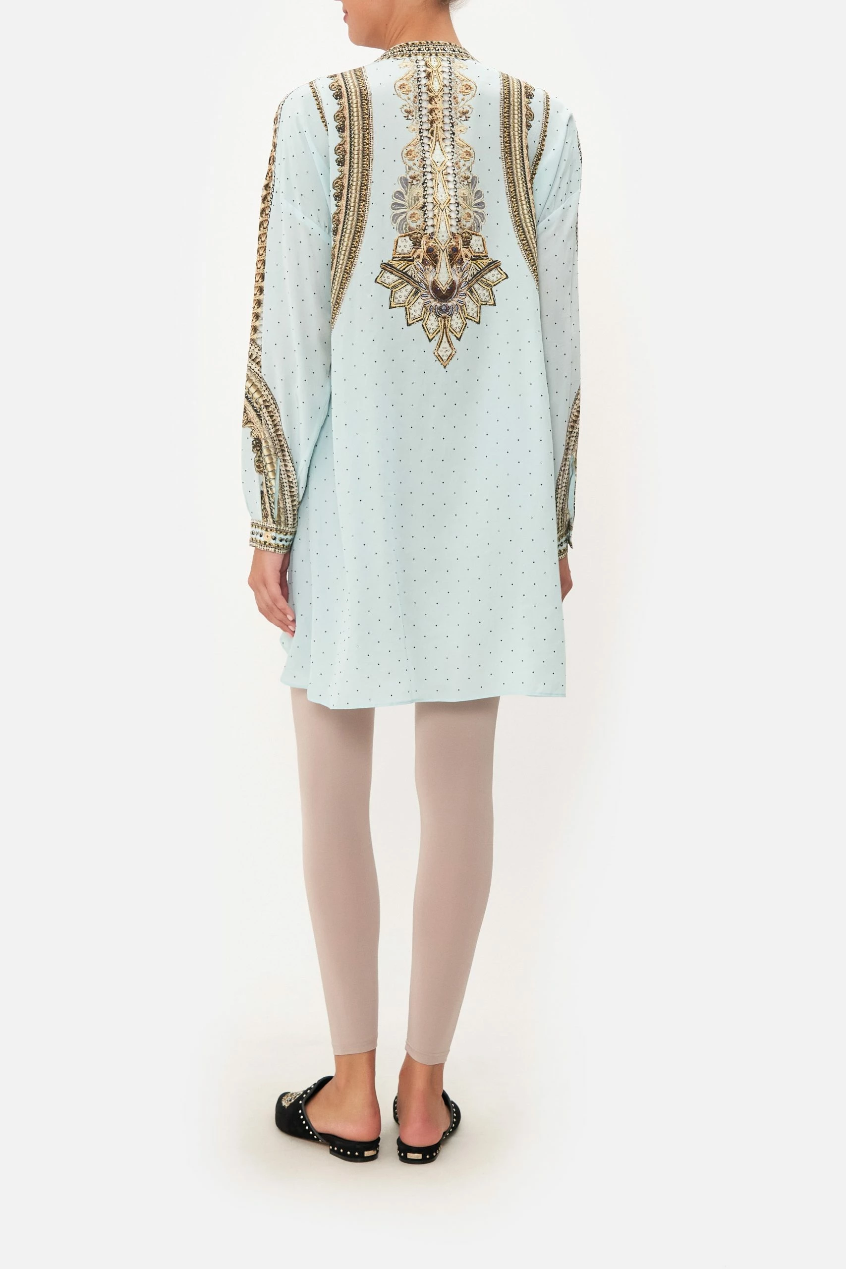 SHIRT WITH SIDE BUTTONS LUXE ESPIRITU 8 SHIRT WITH SIDE BUTTONS LUXE ESPIRITU - Image 8