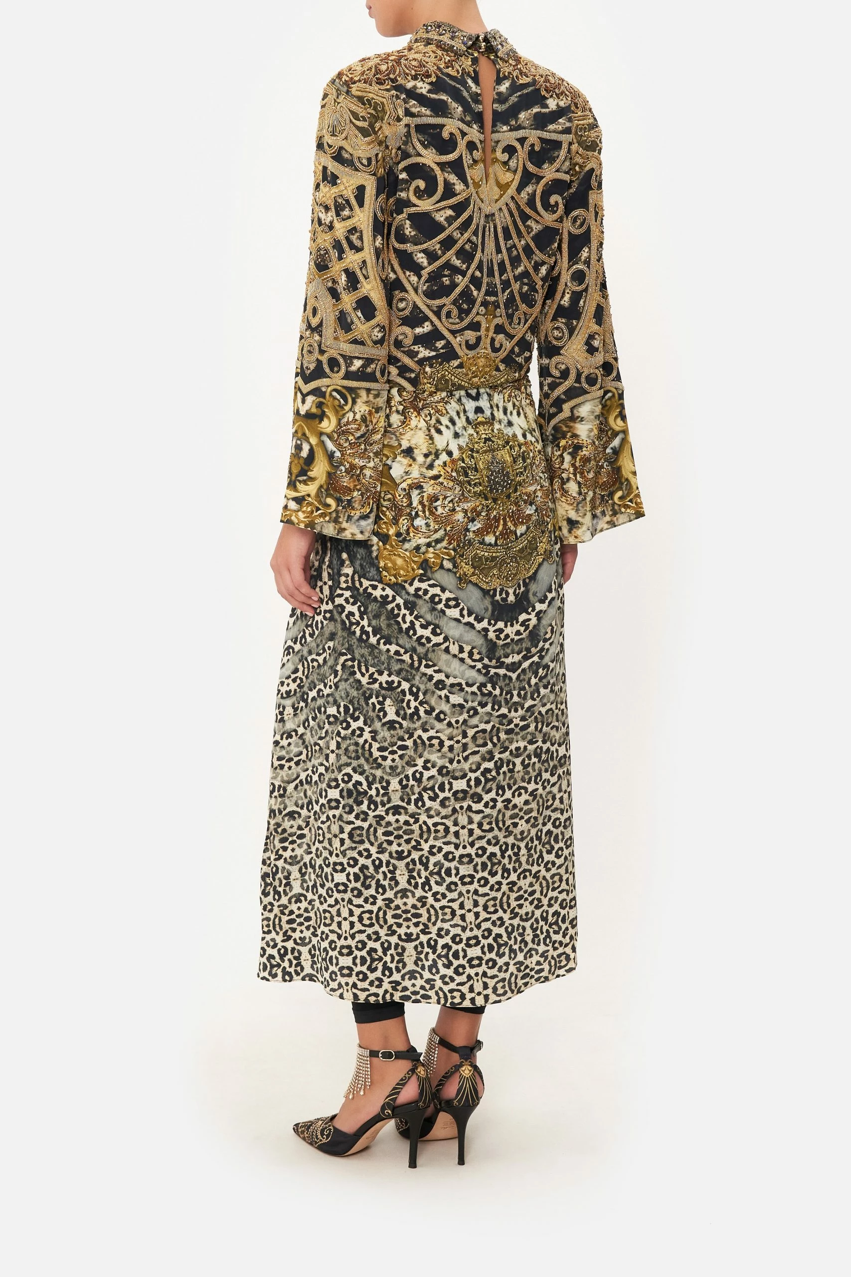 HIGH NECK LONG SLEEVE DRESS ARMADA 8 HIGH NECK LONG SLEEVE DRESS ARMADA - Image 8