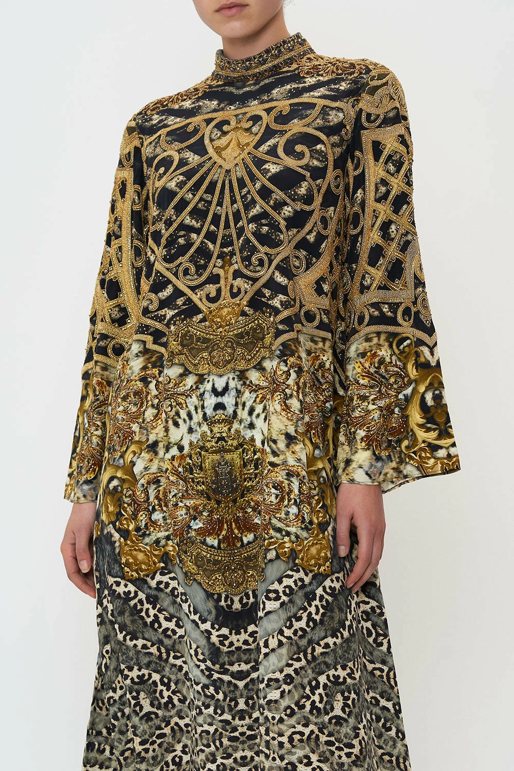 HIGH NECK LONG SLEEVE DRESS ARMADA 6 HIGH NECK LONG SLEEVE DRESS ARMADA - Image 6