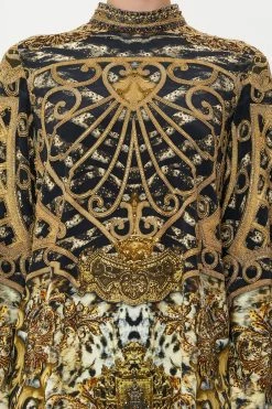 HIGH NECK LONG SLEEVE DRESS ARMADA 14 HIGH NECK LONG SLEEVE DRESS ARMADA -clothing shop CAMILLA 00015013 HIGH NECK LONG SLEEVE DRESS ARMADA 5