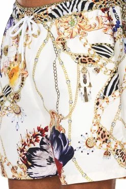 ELASTIC WAIST BOARDSHORT REIGN SUPREME -clothing shop CAMILLA 00015021 ELASTIC WAIST BOARDSHORT REIGN SUPREME 5