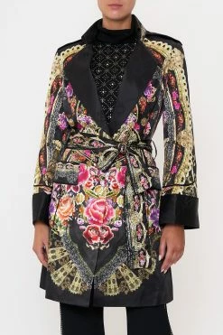 MID LENGTH MILITARY COAT DANCE WITH DUENDE -clothing shop CAMILLA 00015497 MID LENGTH MILITARY COAT DANCE WITH DUENDE 4