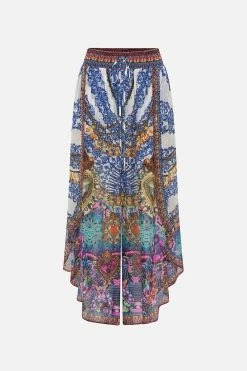 CURVED HEM PANT LUCKY CHARMS -clothing shop CAMILLA 00015599 CURVED HEM PANT LUCKY CHARMS GHOST