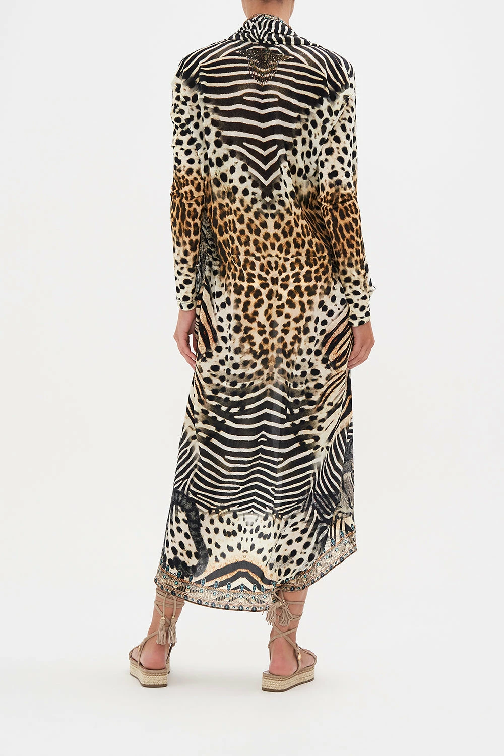 LONG CASUAL JACKET WITH POCKETS FOR THE LOVE OF LEO - Image 2