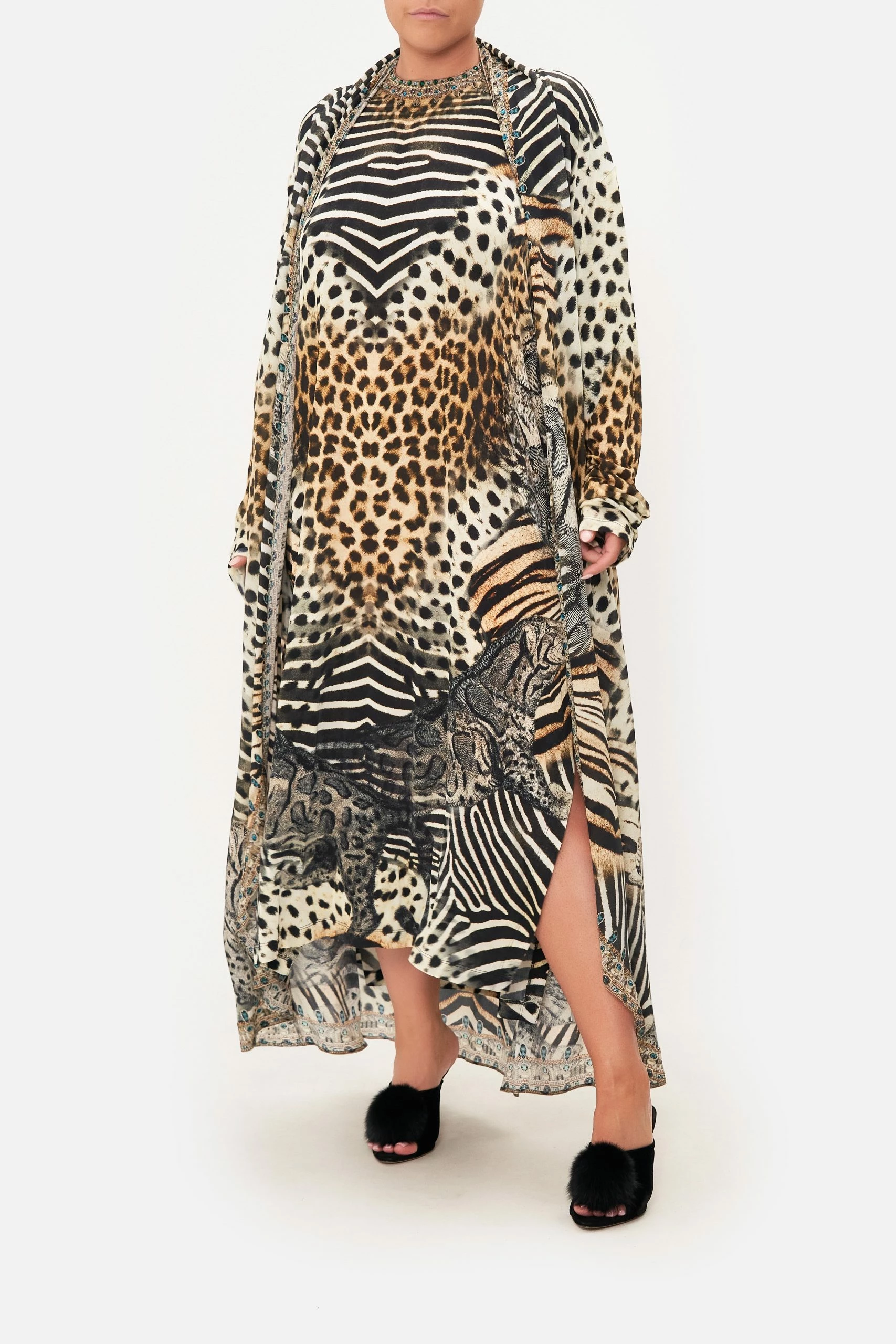 LONG CASUAL JACKET WITH POCKETS FOR THE LOVE OF LEO - Image 7