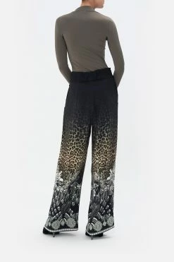 WIDE LEG PANT WITH BUTTONS ORDER OF DISORDER -clothing shop CAMILLA 00015710 WIDE LEG PANT WITH BUTTONS ORDER OF DISORDER MODEST 2
