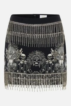 MINI SKIRT ORDER OF DISORDER -clothing shop CAMILLA 00015712 MINI SKIRT ORDER OF DISORDER GHOST