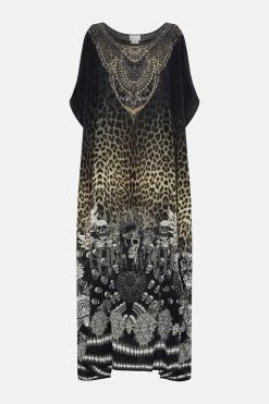 ROUND NECK KAFTAN ORDER OF DISORDER -clothing shop CAMILLA 00015713 ROUND NECK KAFTAN ORDER OF DISORDER GHOST