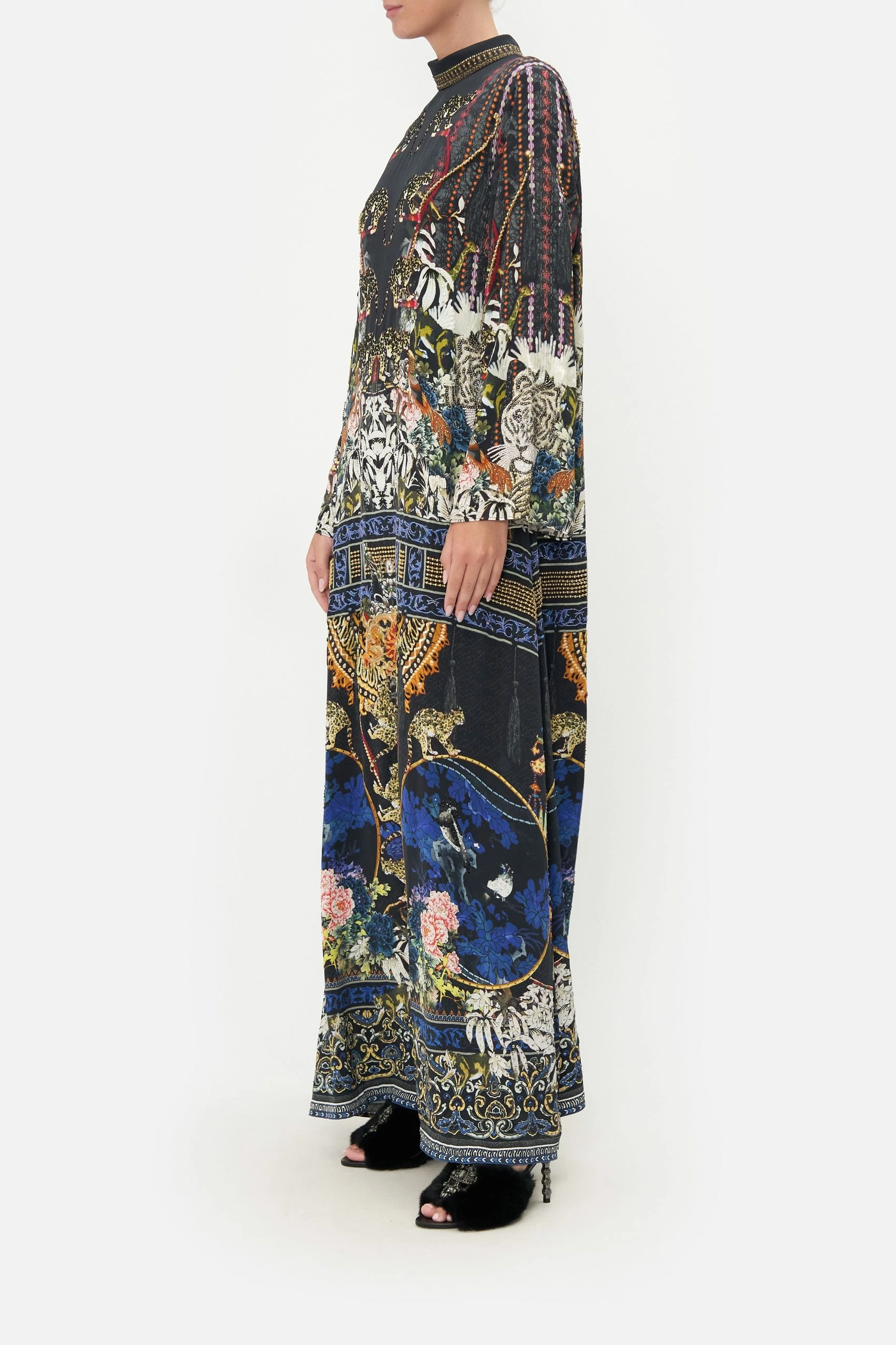 HIGH NECK LONG SLEEVE DRESS HOLLYWOOD HEIST 4 HIGH NECK LONG SLEEVE DRESS HOLLYWOOD HEIST - Image 4